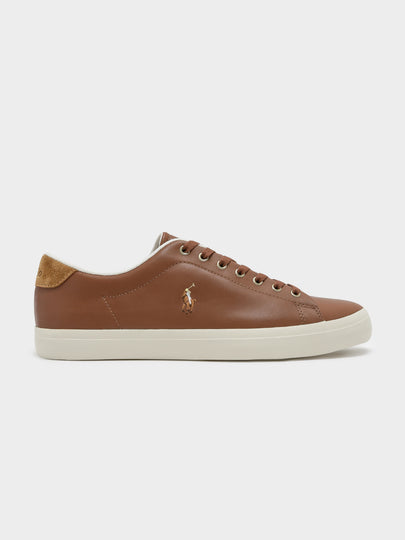 Mens Longwood Vulcanized Leather Sneakers