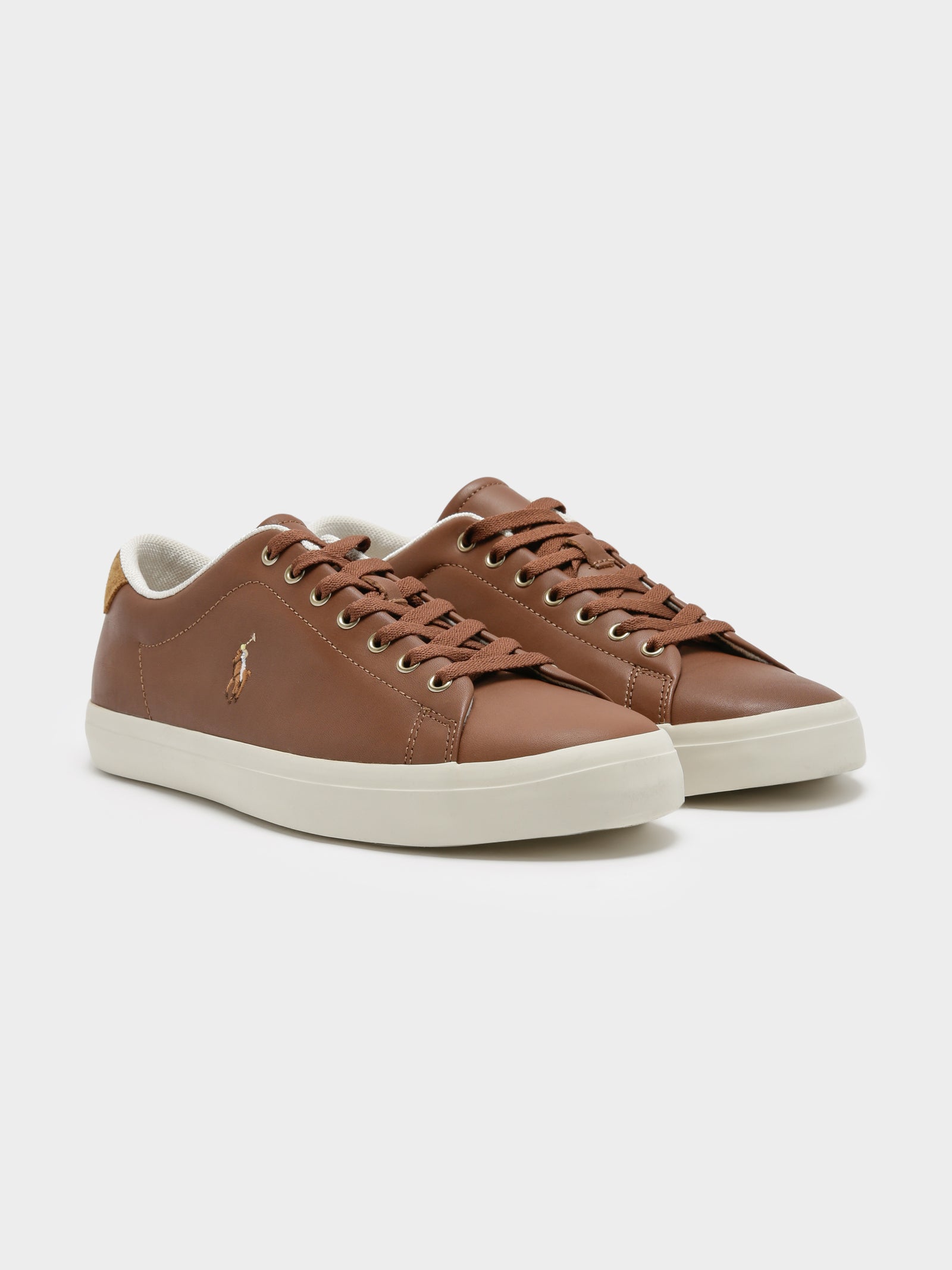 Mens Longwood Vulcanized Leather Sneakers