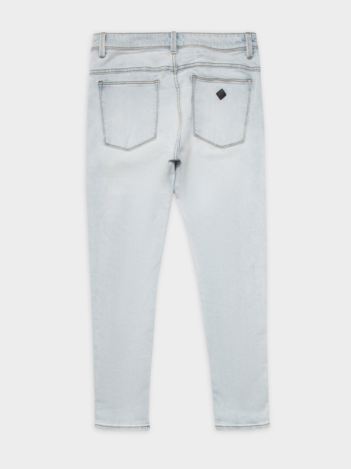 A Dropped Skinny Jeans in Light Blue