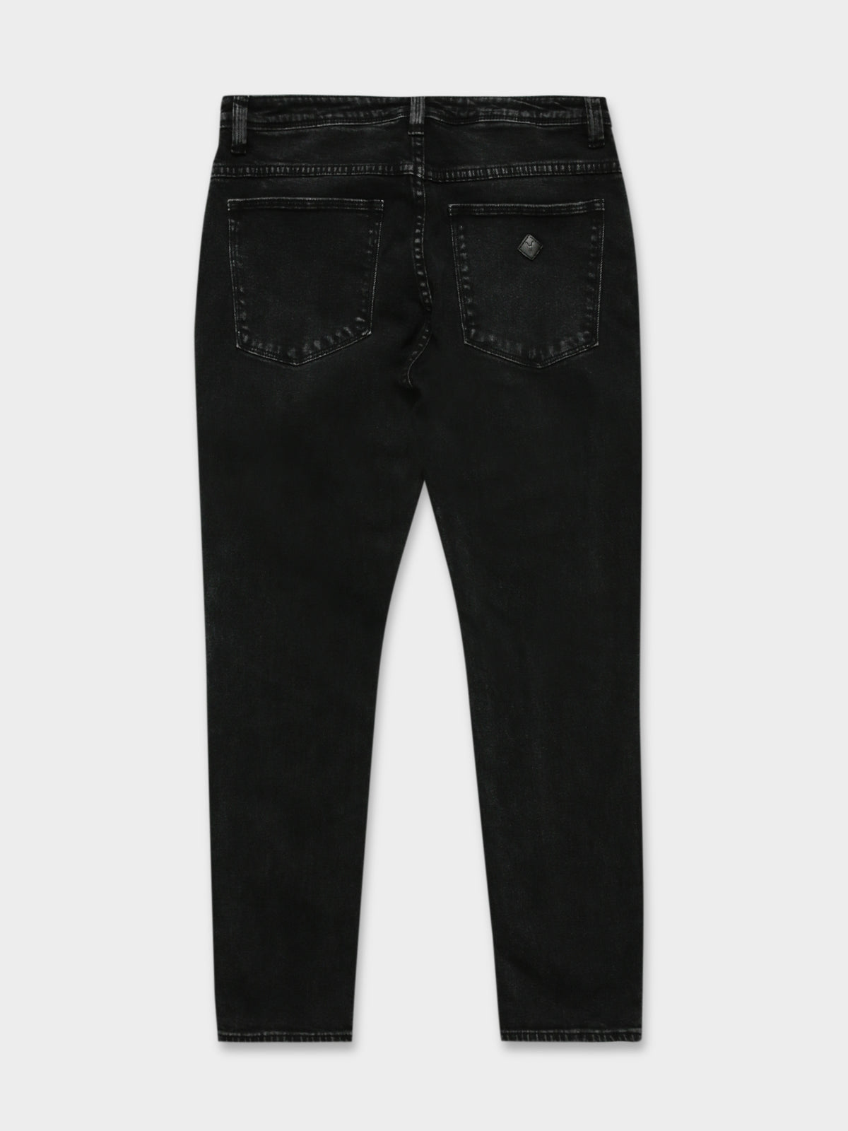 A Dropped Slim Jeans in Nebula Black