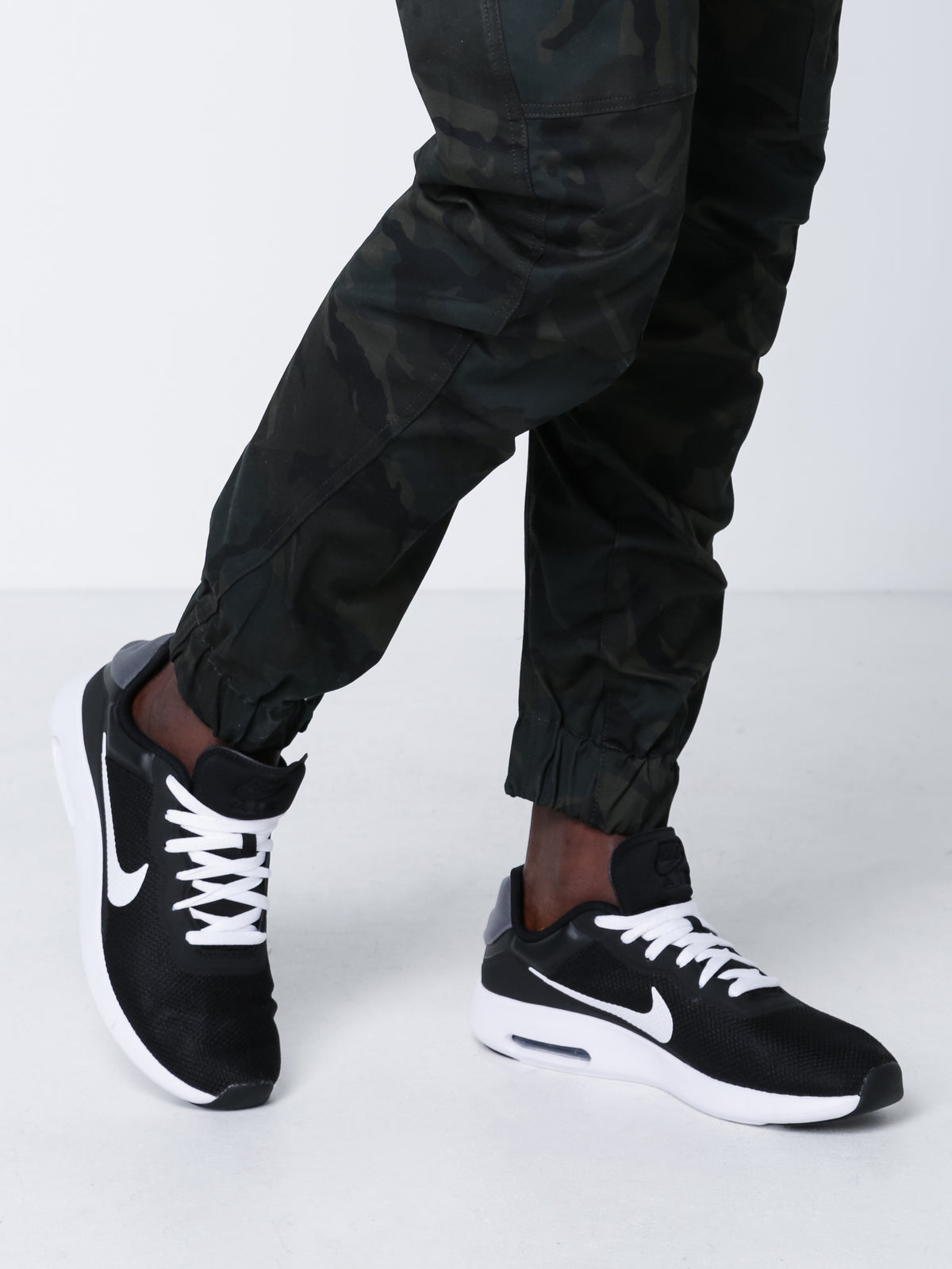 Mens Air Max Modern Essential Sneakers in Black &amp; Grey
