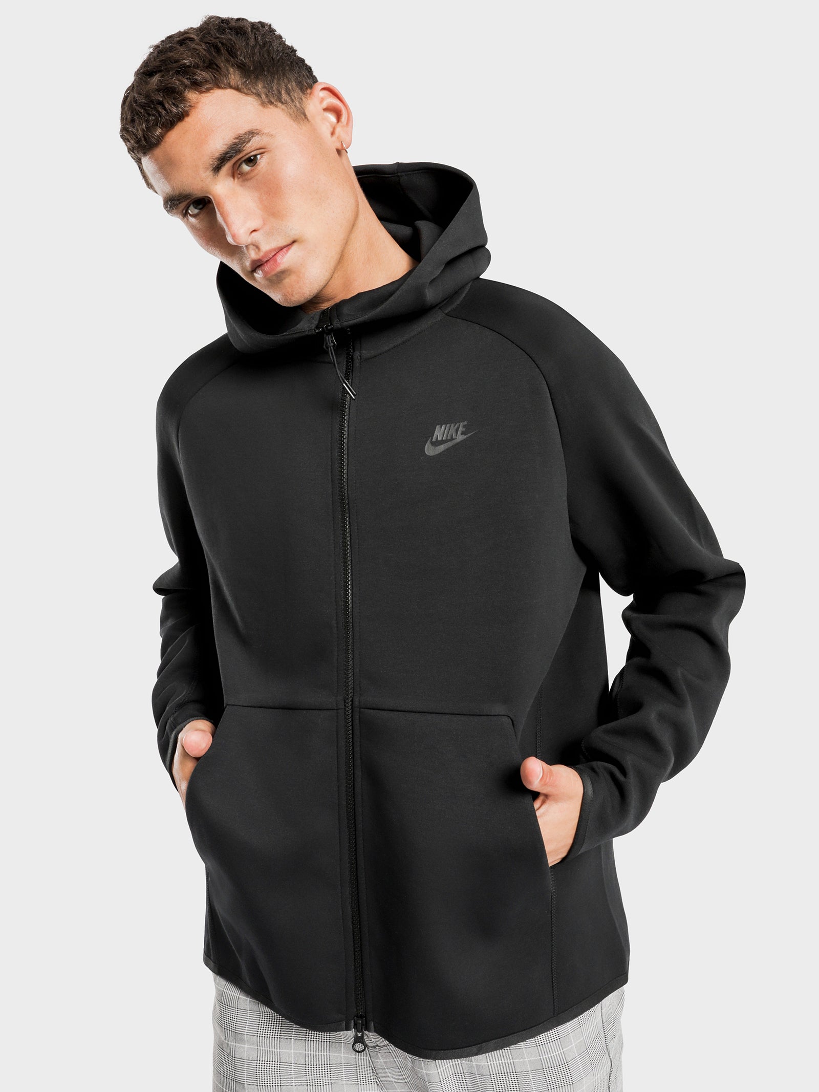 Nike NSW Tech Fleece Zip Hoodie Black | Glue Store