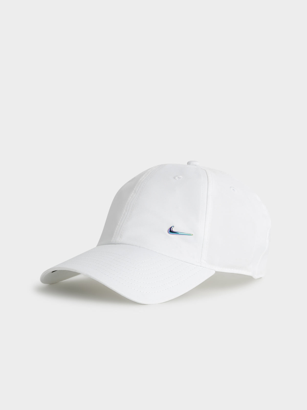 Heritage 86 Metal Swoosh Cap in White