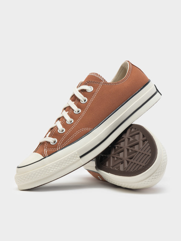 Unisex Chuck 70 Low Sneakers in Mineral Clay Brown - Glue Store