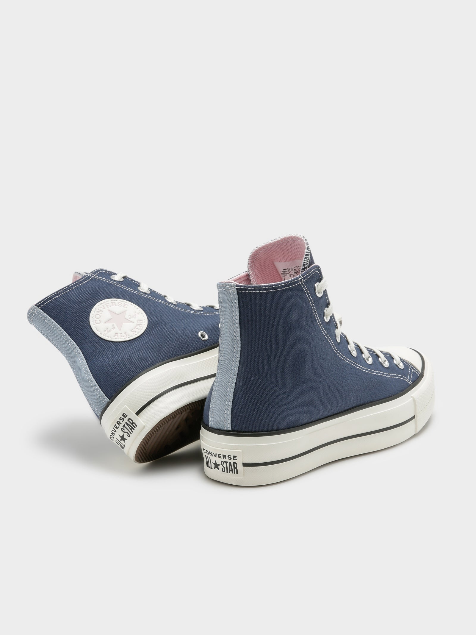 Dark Blue Womens Blue High Top Converse Converse Sneakers Chuck