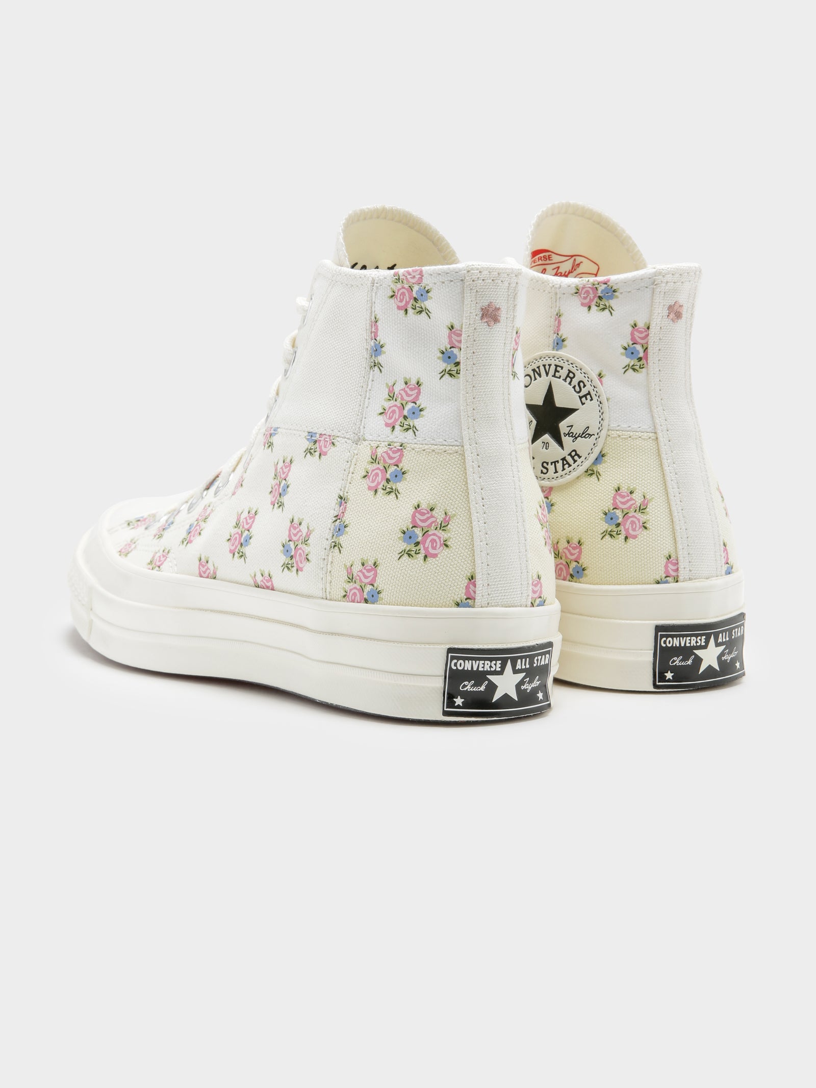 Converse Womens Chuck 70 High Top Patchwork Floral Sneakers