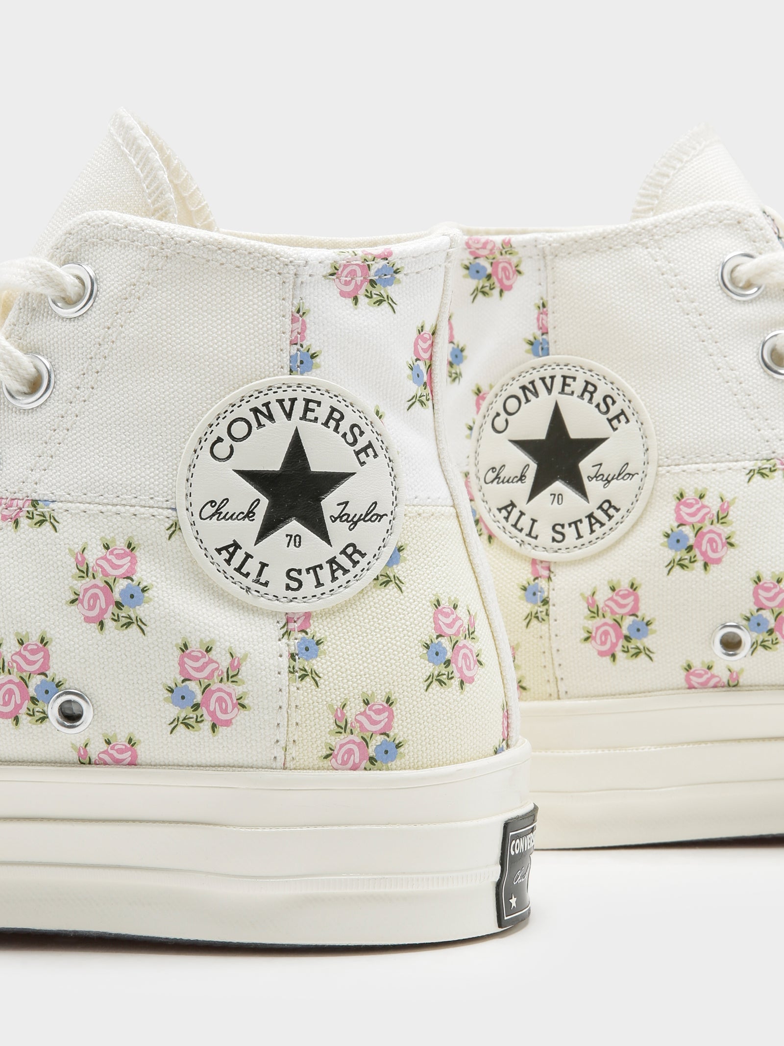 Patterned Converse All Star Floral High Top Sneakers Converse
