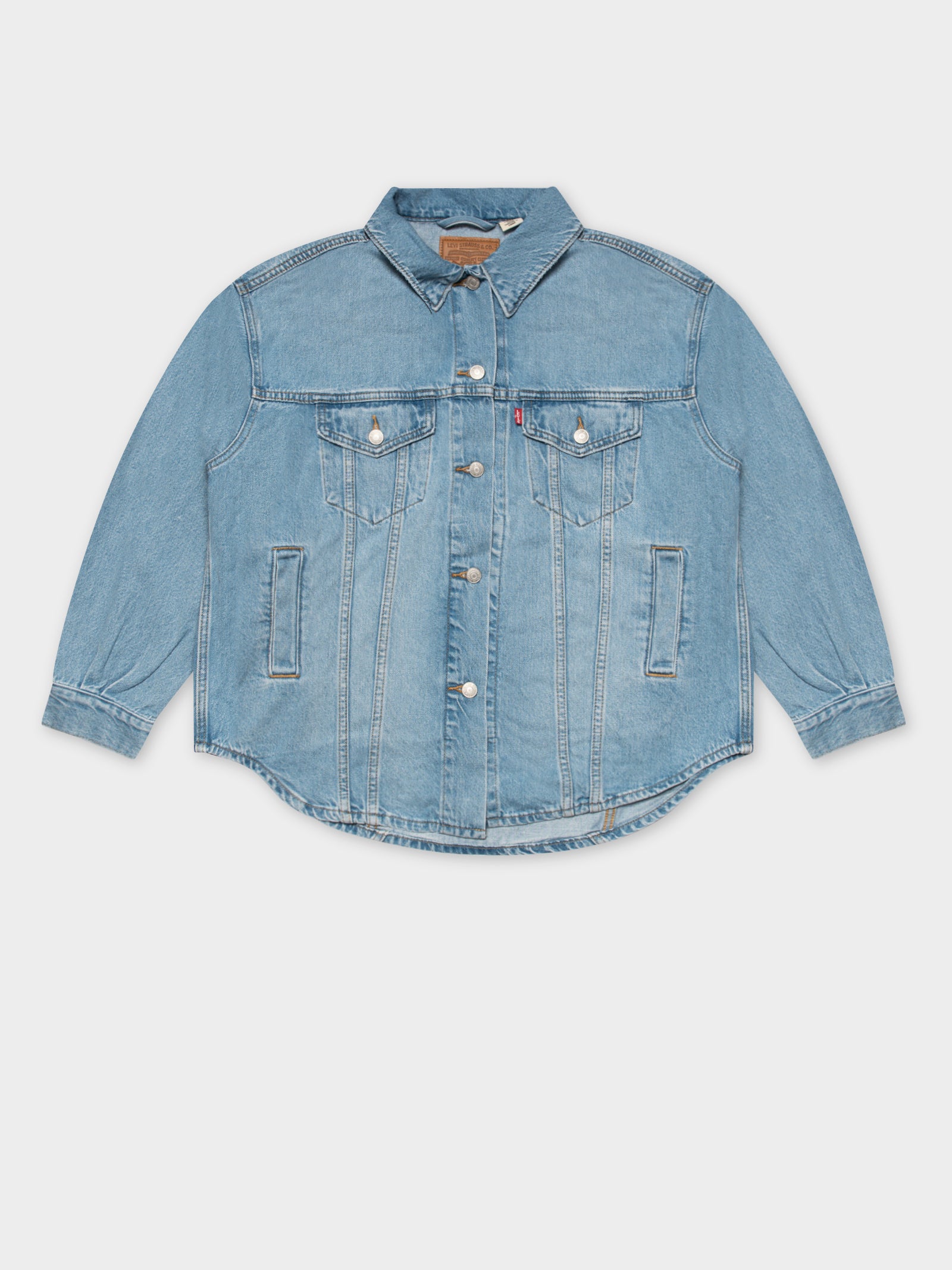 Shacket Trucker Denim Jacket