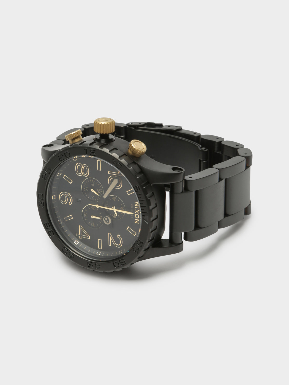 51-30 Chrono 51mm Oversized Chronograph Watch in Matte Black