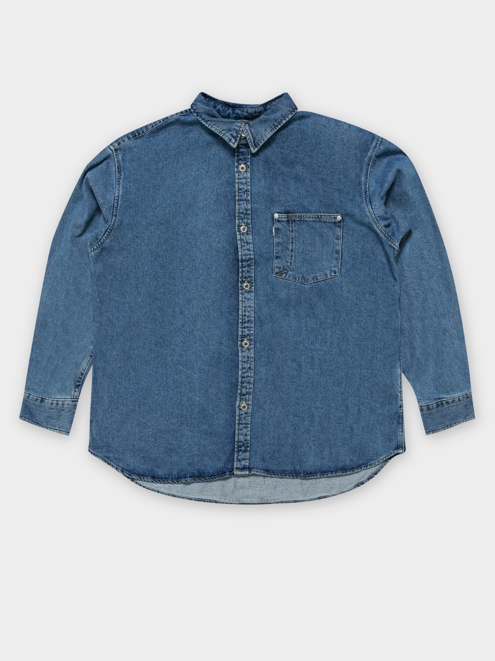 Silvertab Oversized One Pocket Shirt