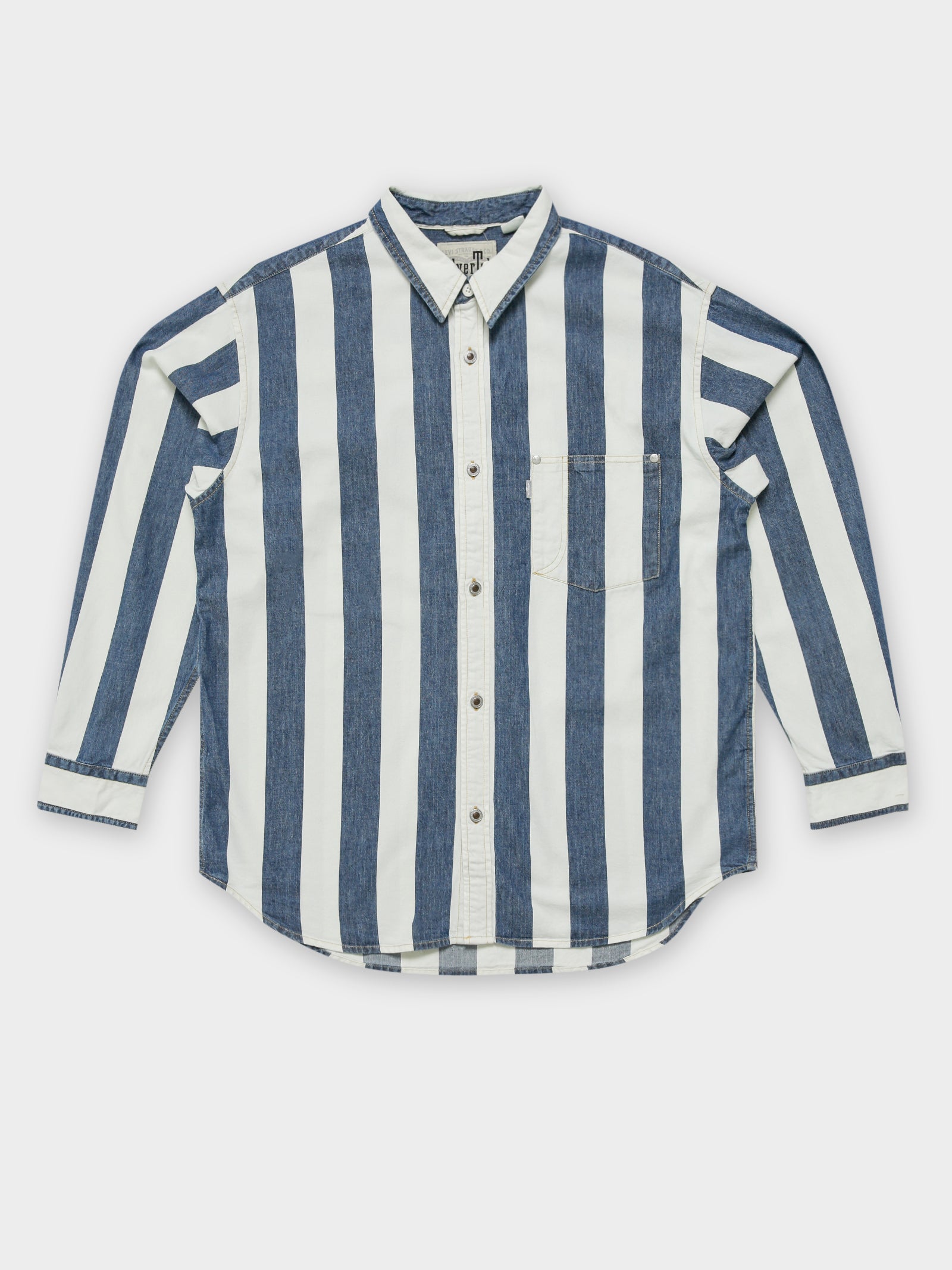 Silvertab Oversized One Pocket Shirt