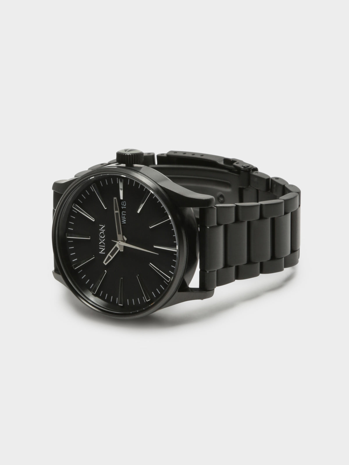 Mens Sentry SS 42mm Analogue Watch in Black