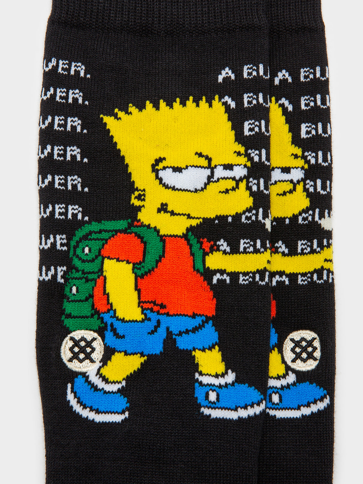 One Pair of The Simpsons Bart Troubled Socks
