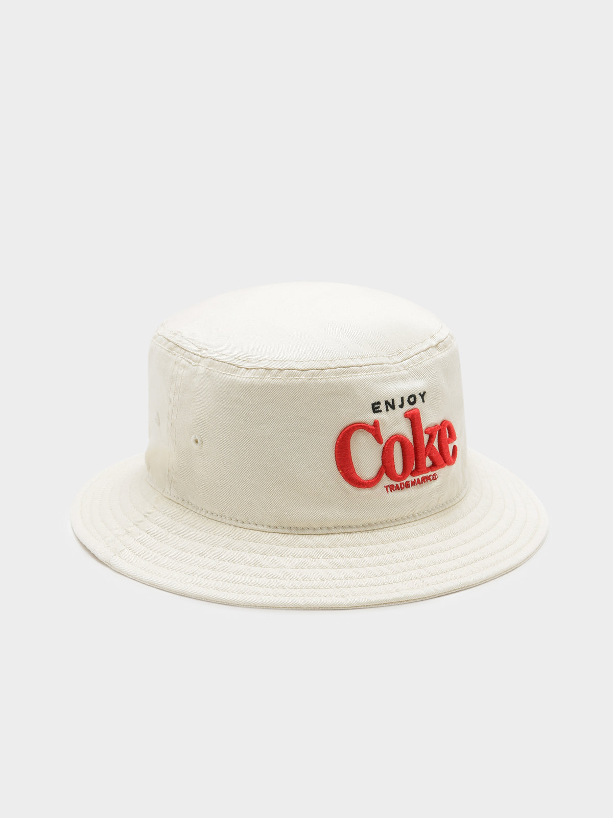 Pigment Coke Bucket Hat in Ivory