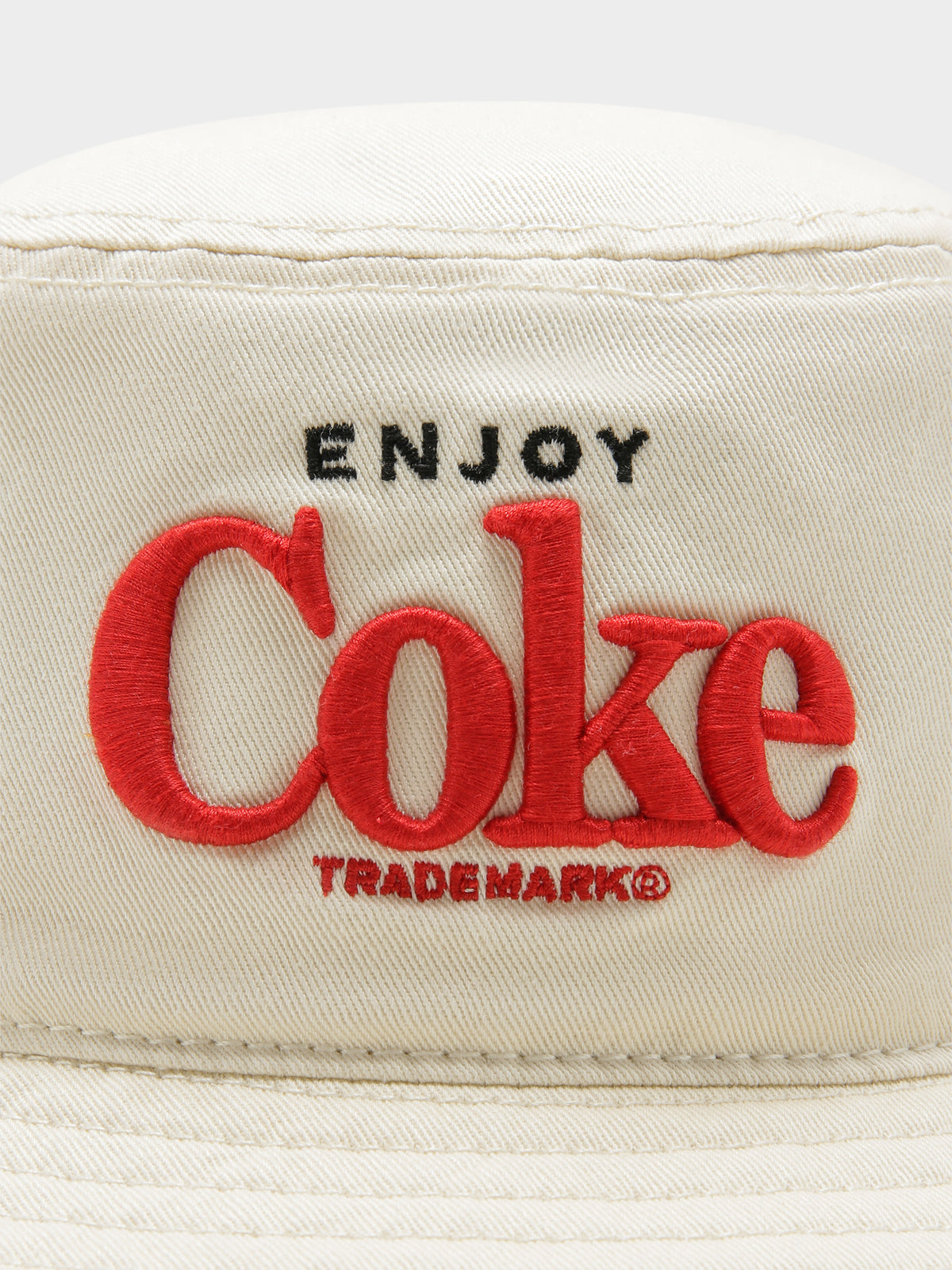 Pigment Coke Bucket Hat in Ivory