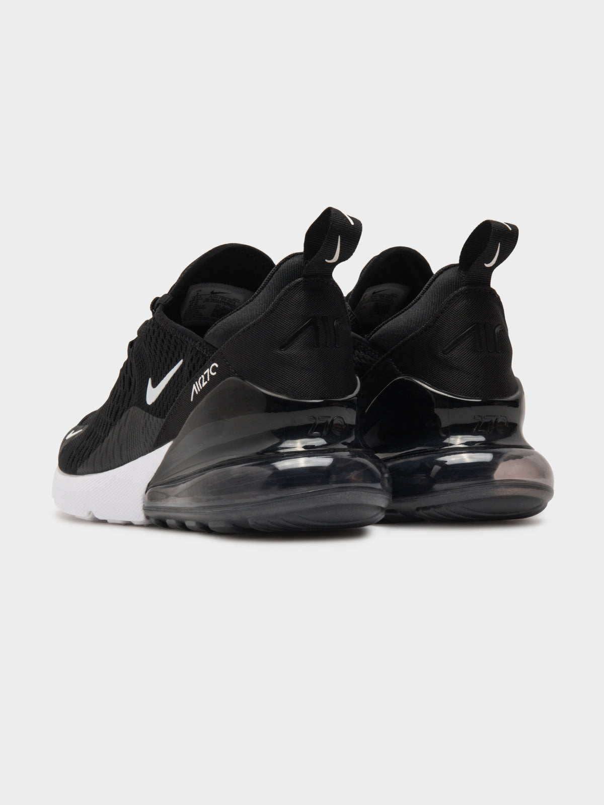 Womens Air Max 270 Sneakers in Black &amp; White