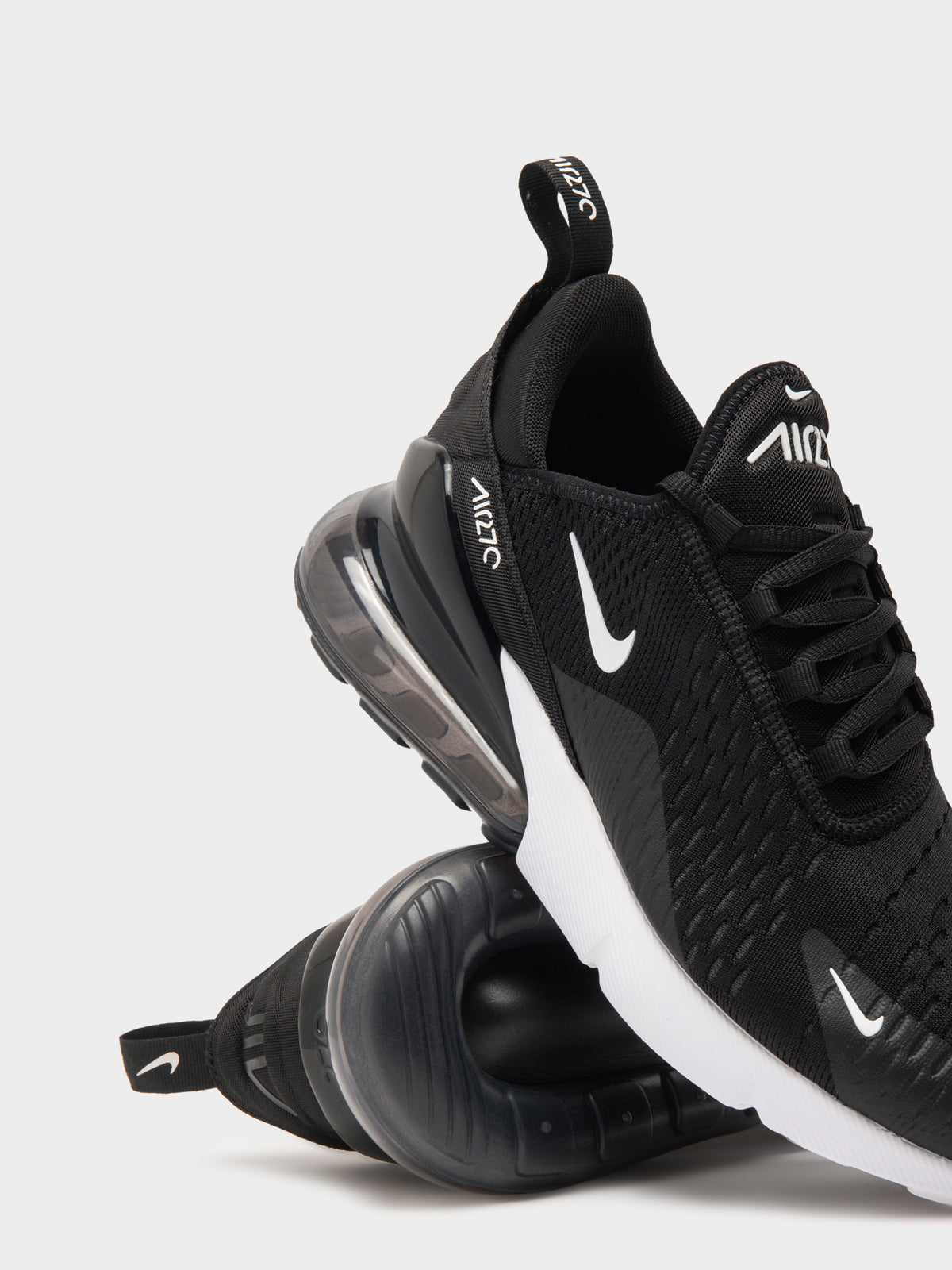 Womens Air Max 270 Sneakers in Black &amp; White
