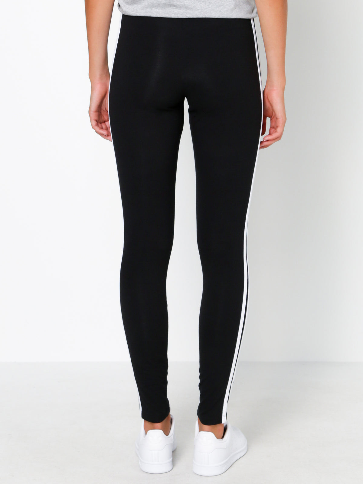 Adidas 3 Stripe Leggings | Black