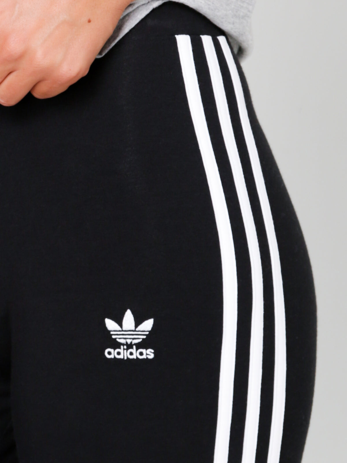 Adidas 3 Stripe Leggings | Black