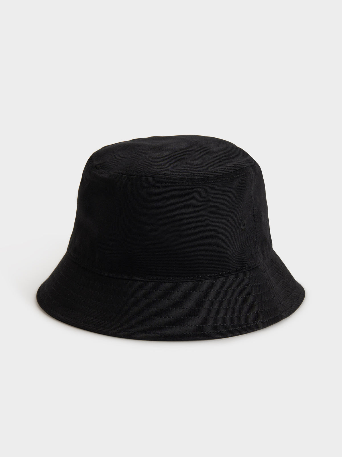 Flag Bucket Hat in Black