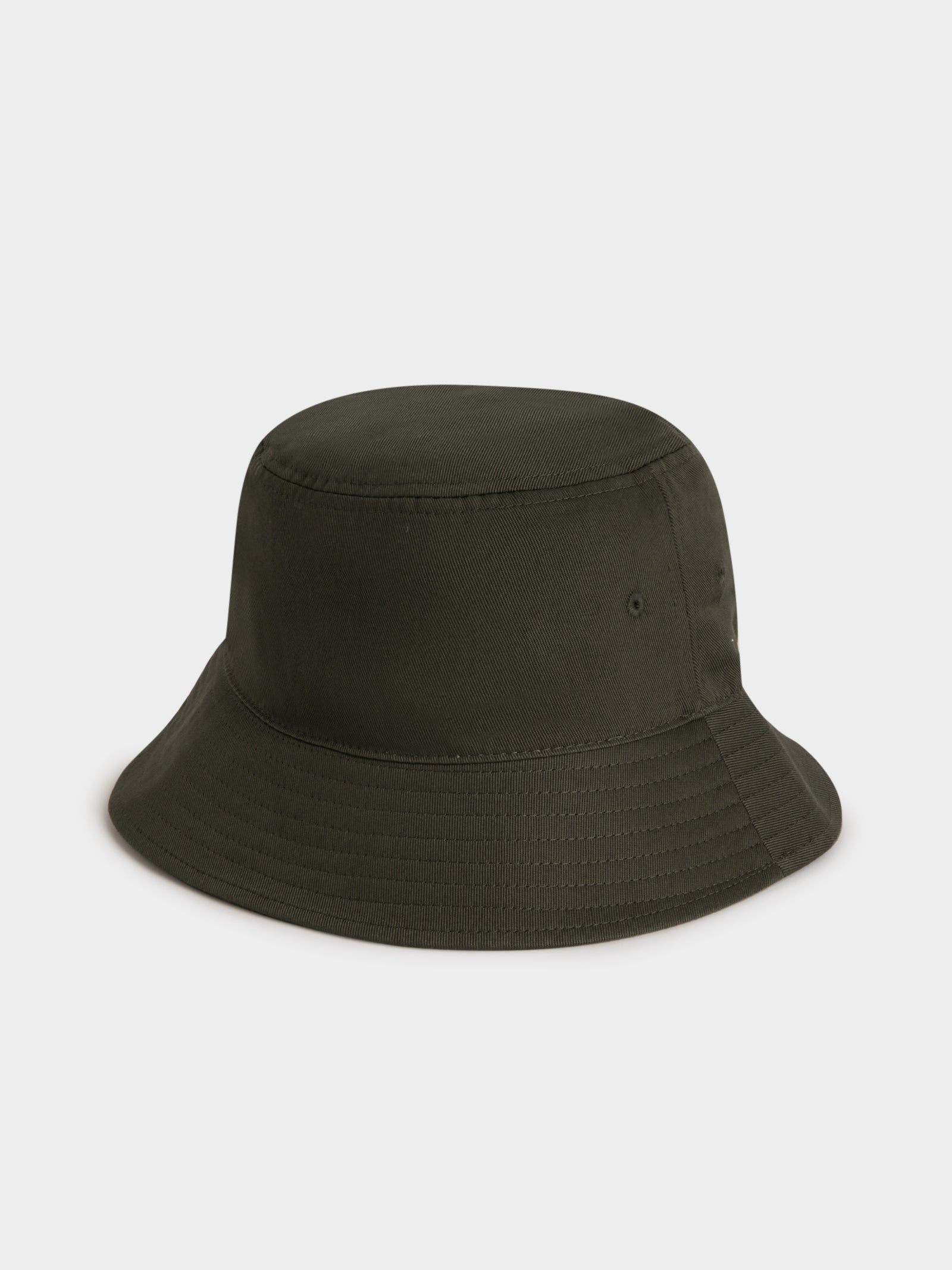 Flag Embroidered Cotton Bucket Hat