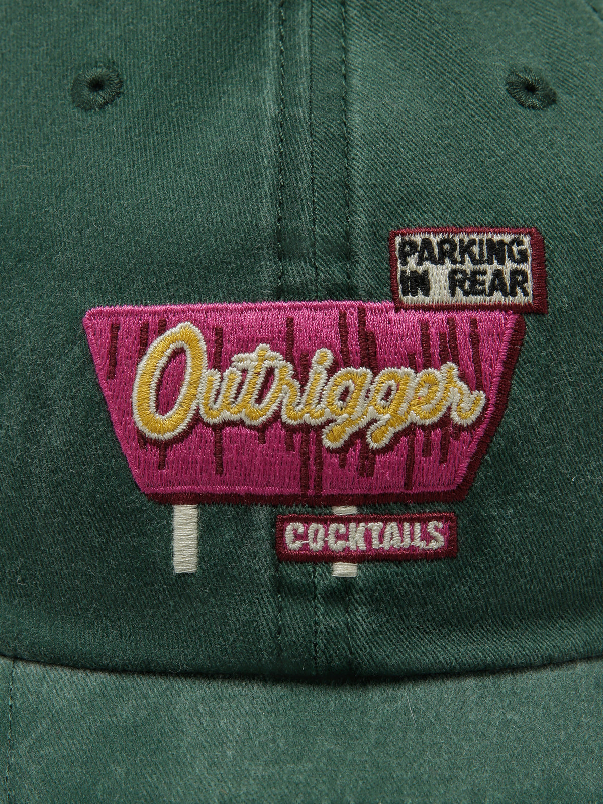 Outrigger Ball Park Cap in Green