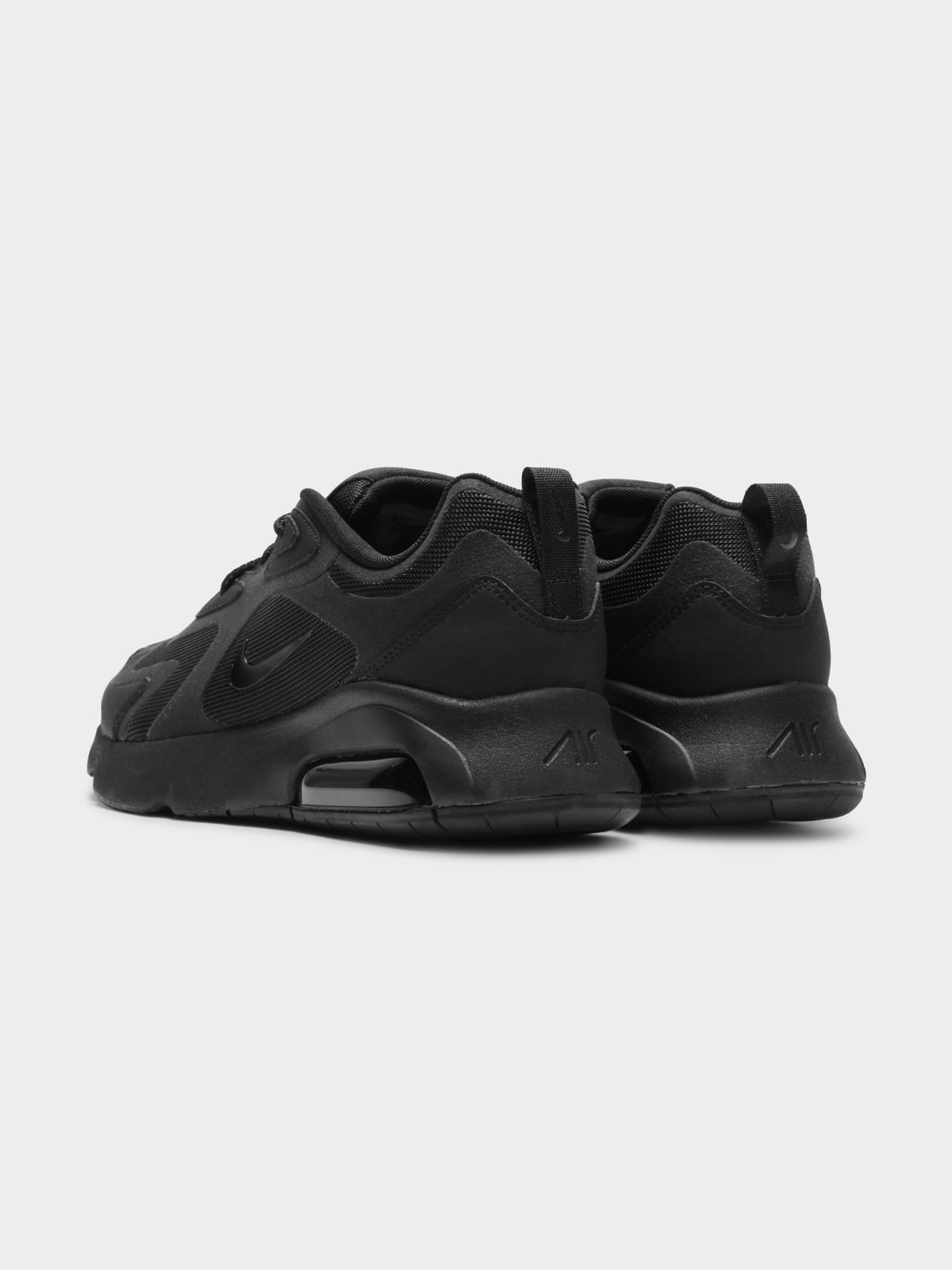 Mens Nike Air Max 200 Sneakers in Black