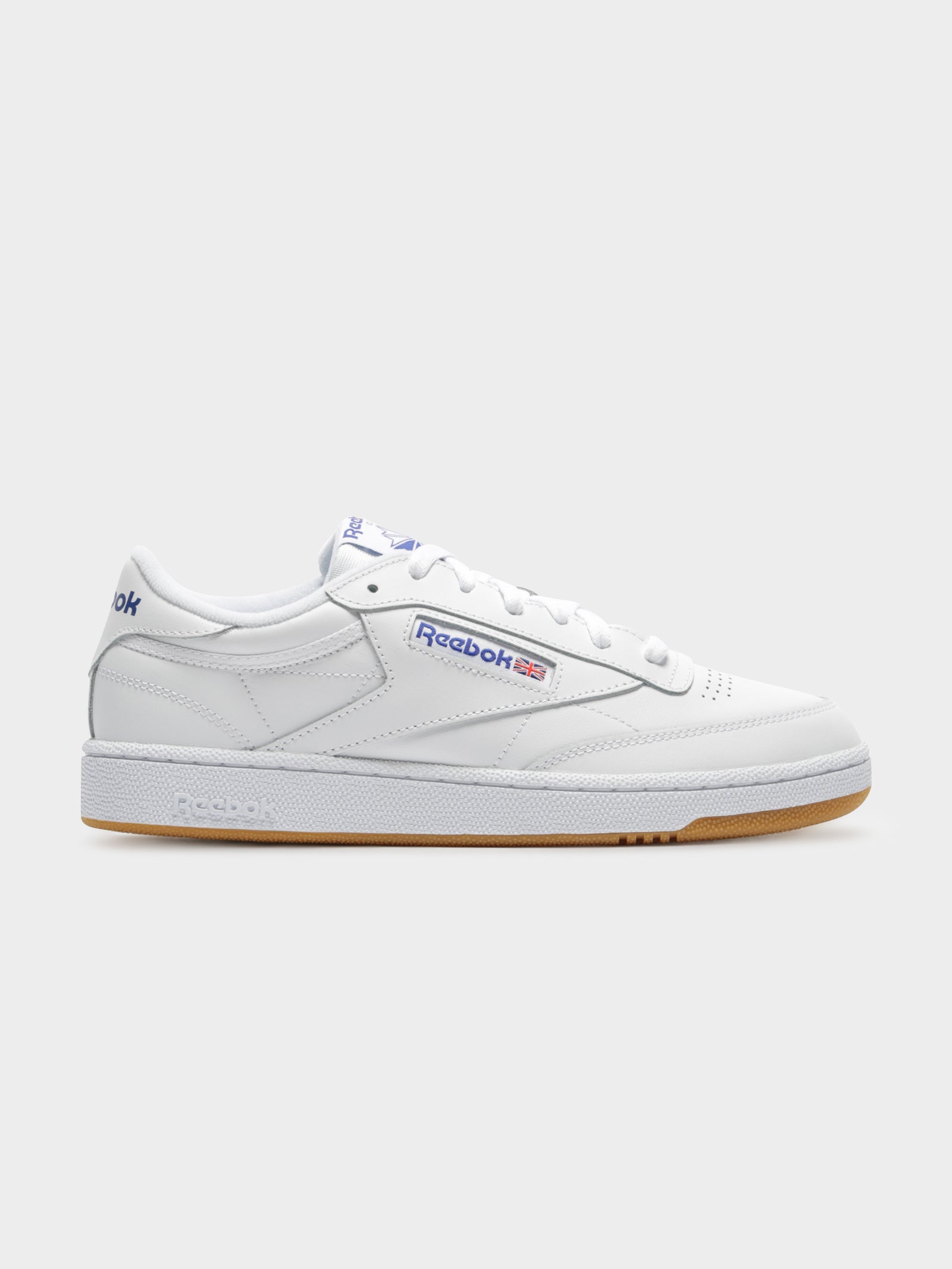 Unisex Club C 85 Sneakers in White & Blue
