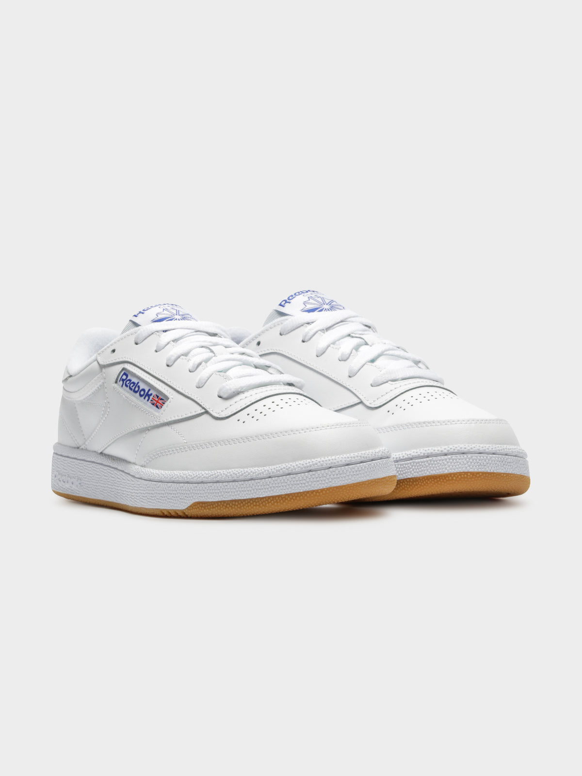 Unisex Club C 85 Sneakers in White &amp; Blue