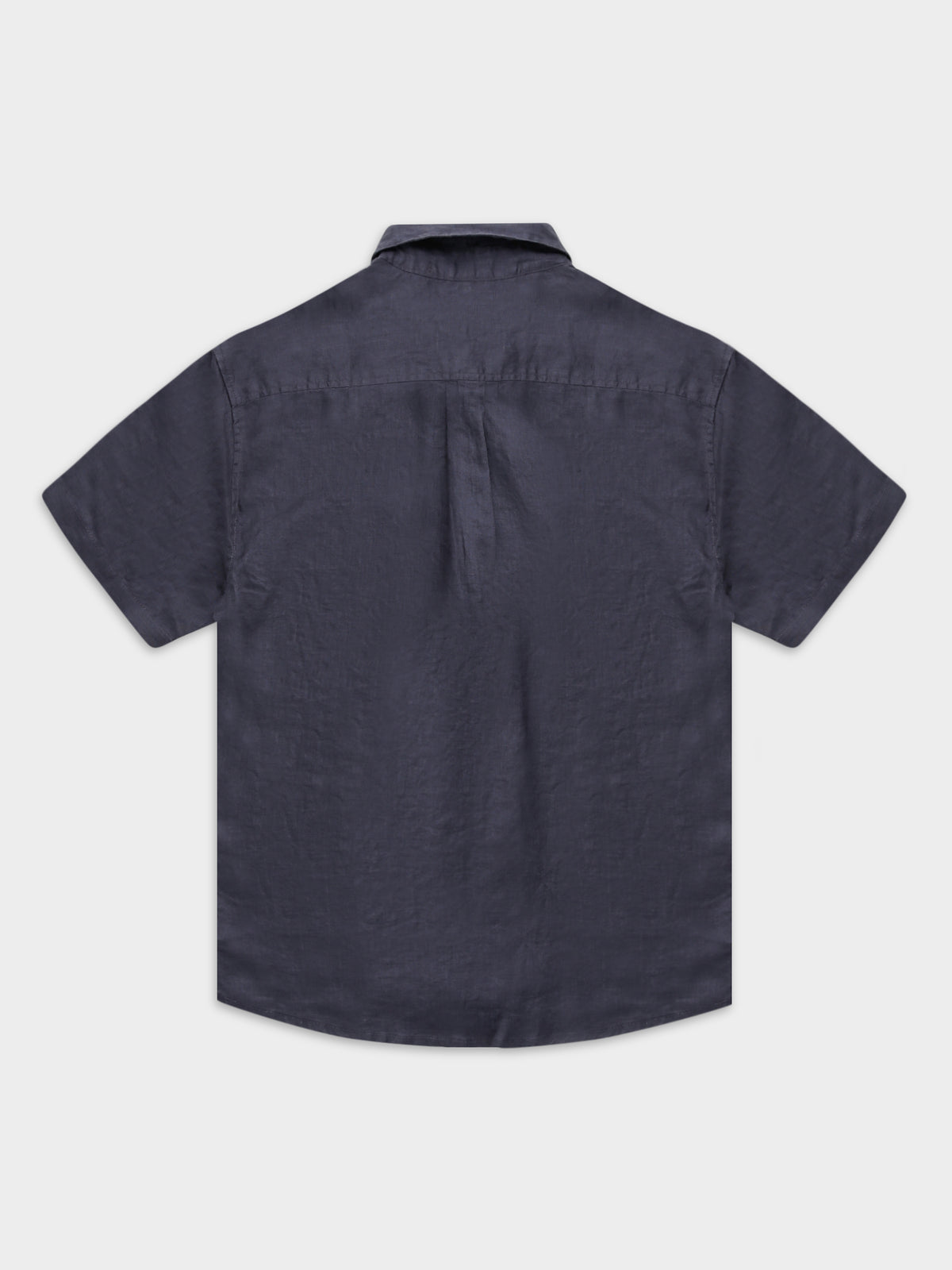 Nero Linen Shirt in Marine Blue