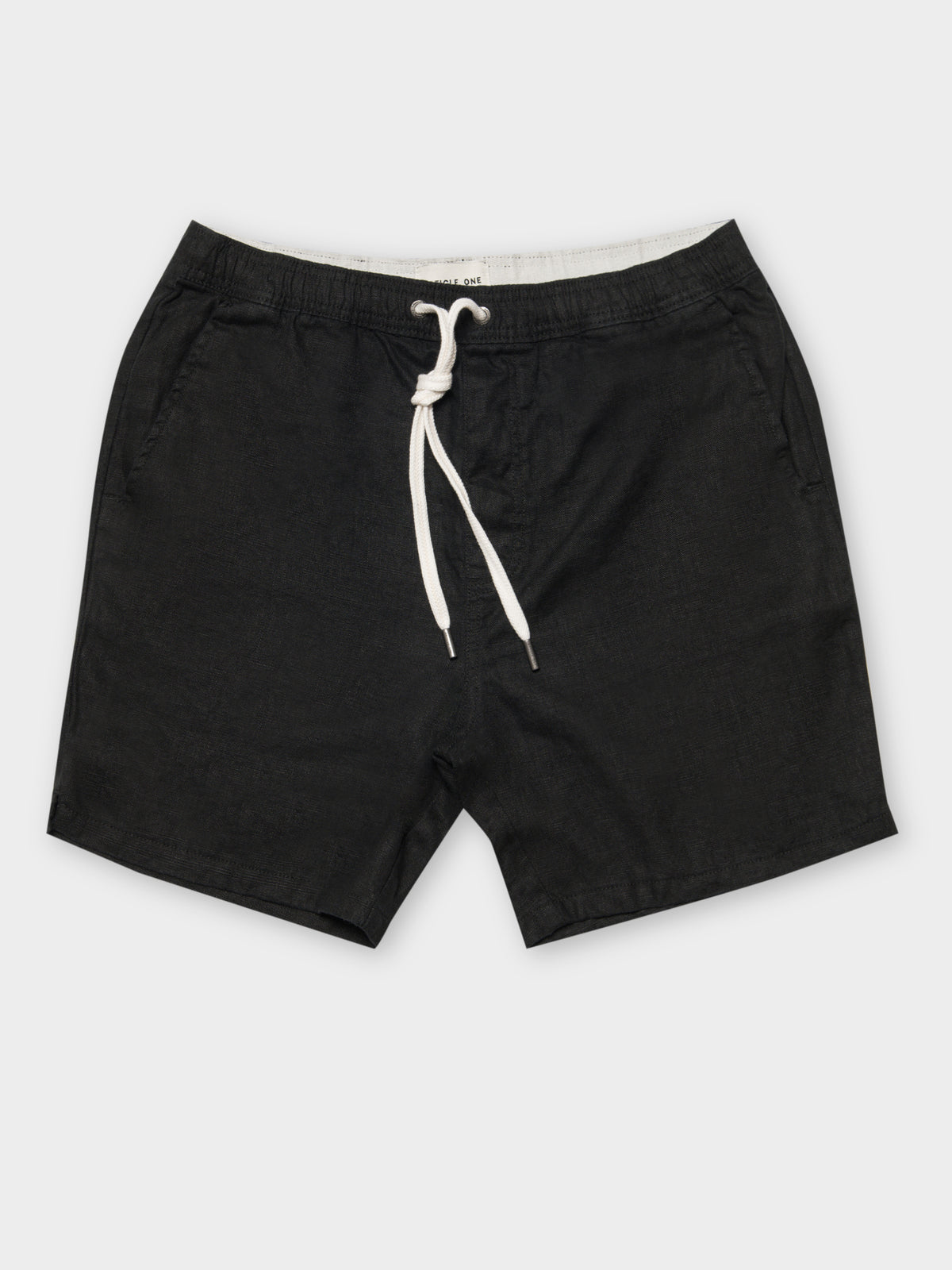 Article One Nero Linen Shorts | Black