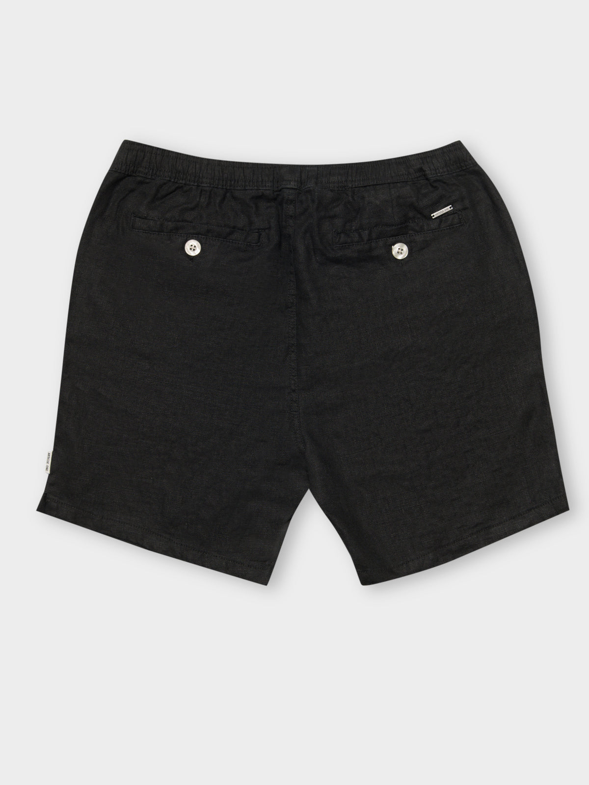 Article One Nero Linen Shorts | Black
