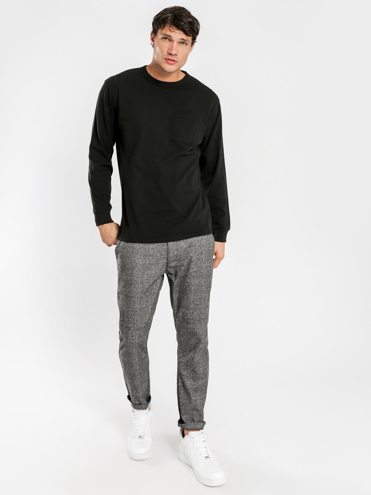 Article One Heavyweight Long Sleeve T-Shirt | Black