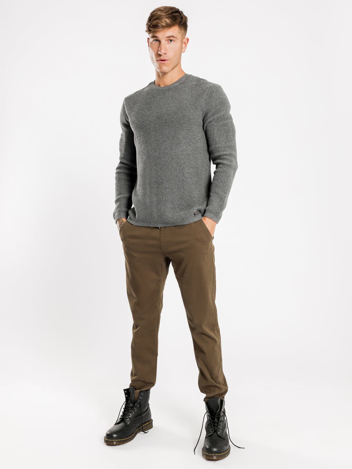 Camden Classic Knit in Charcoal