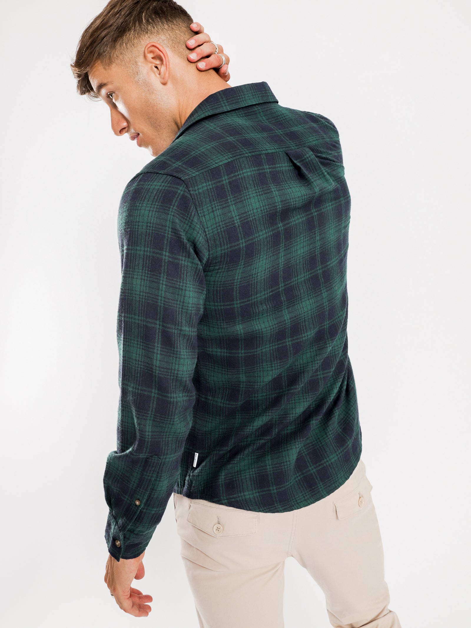 Article One Knox Flannel Shirt Forest Plaid | Glue Store