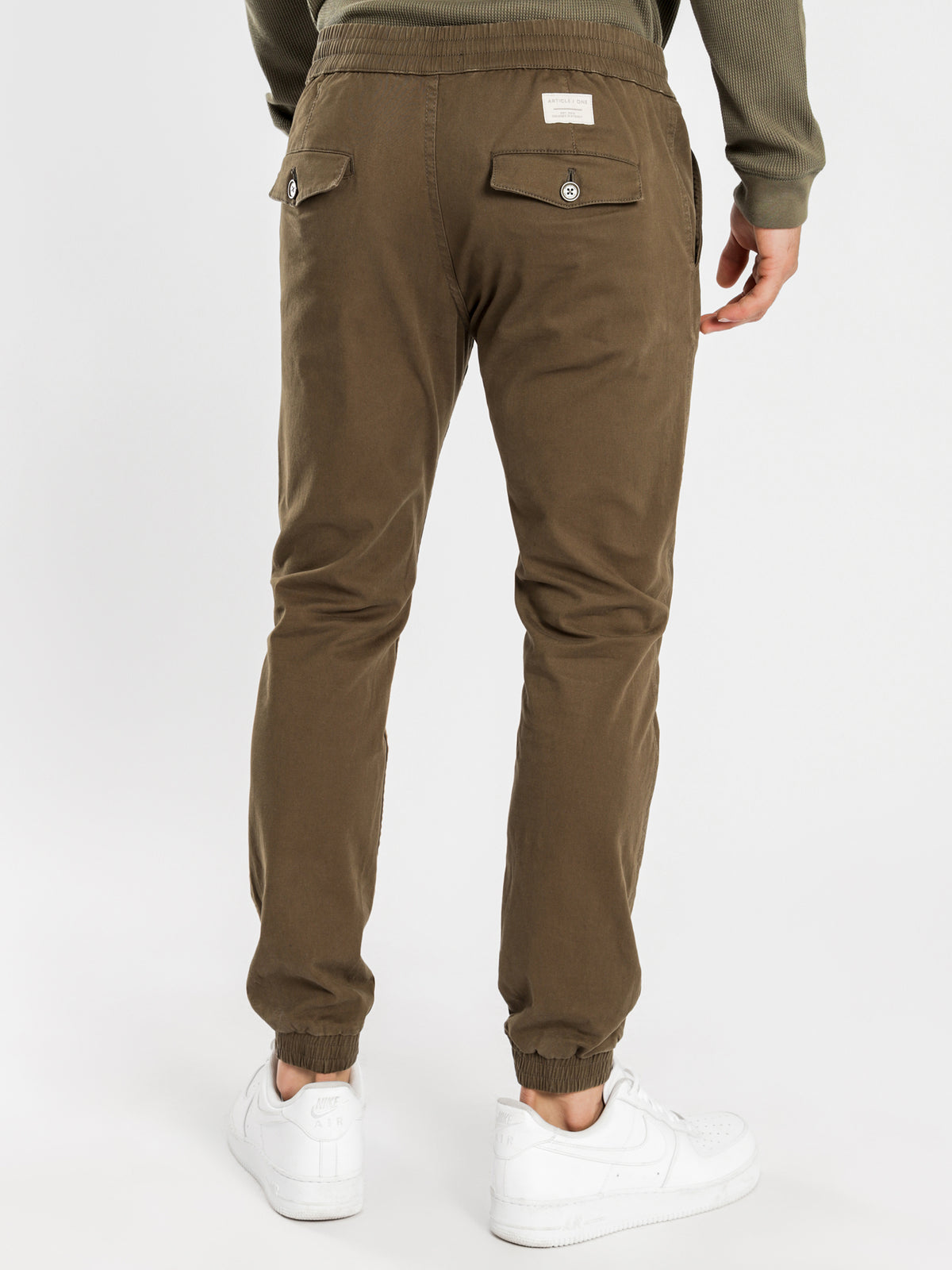 Boden Joggers in Olive Green