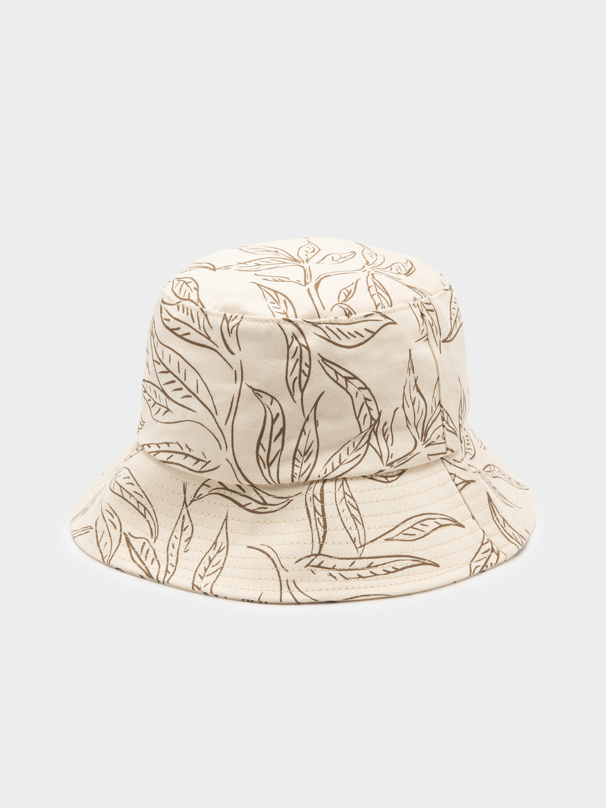 Elias Bucket Hat in Cream &amp; Beige