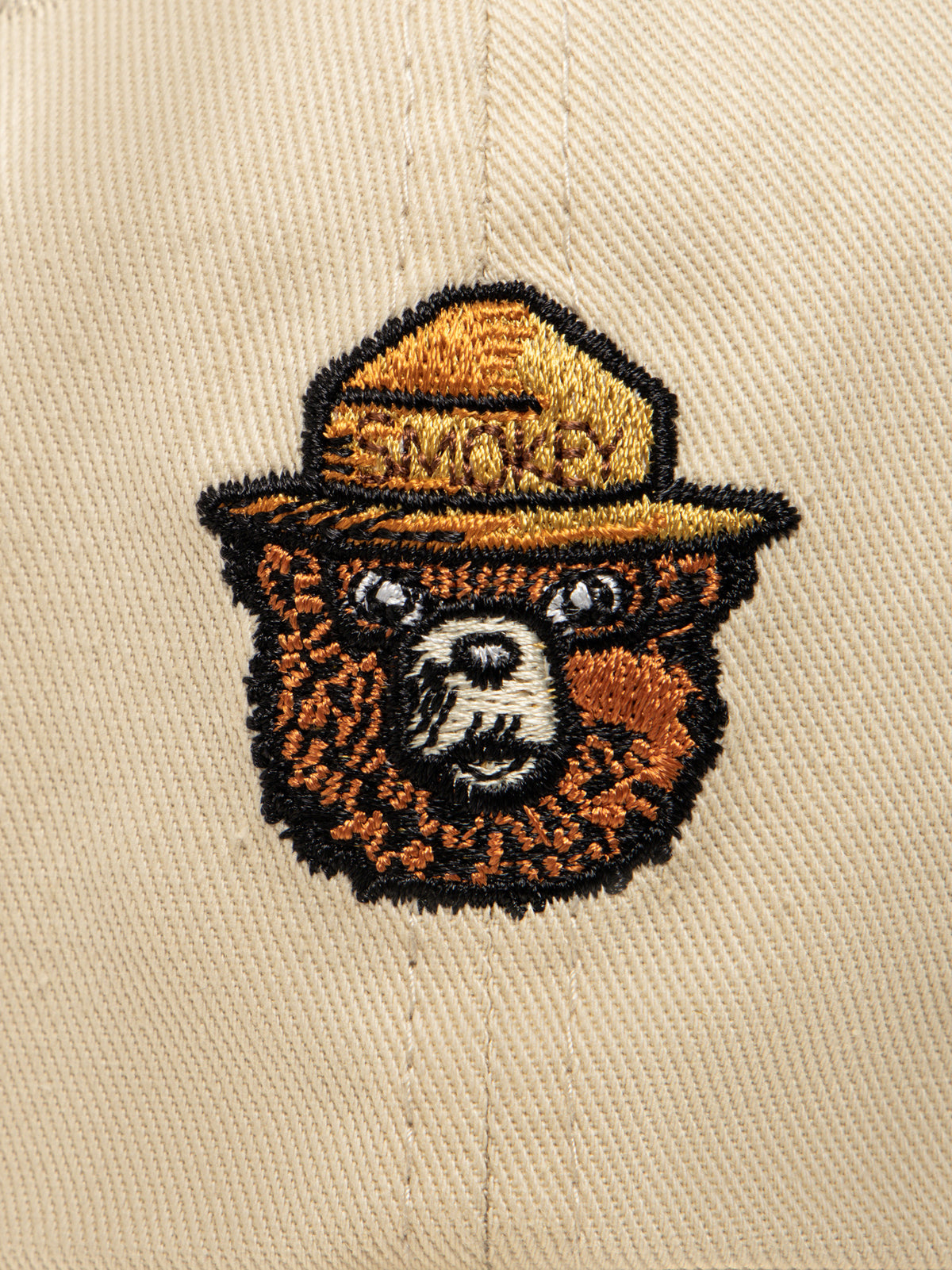 Smokey Bear Ball Park Cap in Ivory