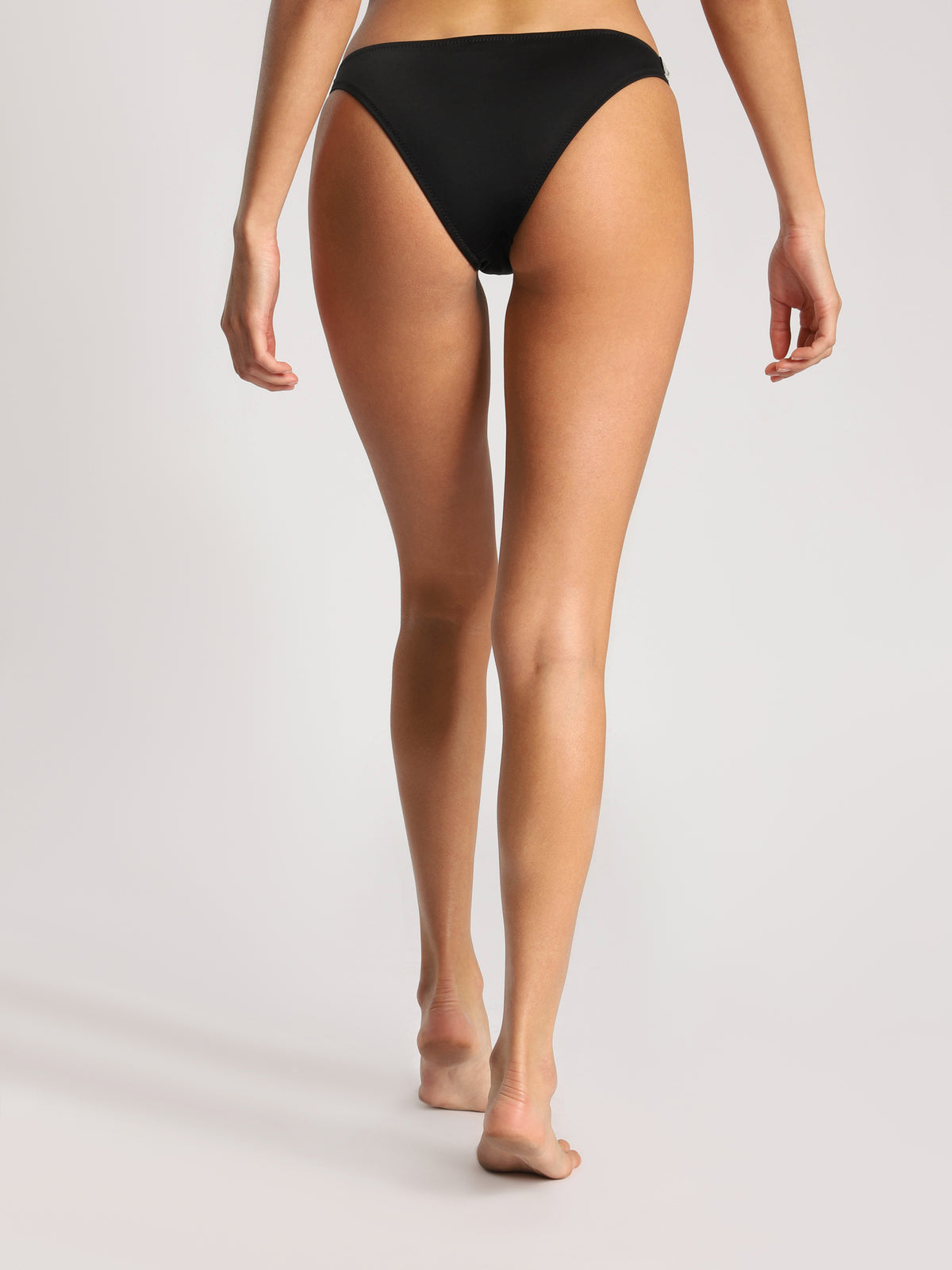 Islander Cheeky Bikini Pant in Black