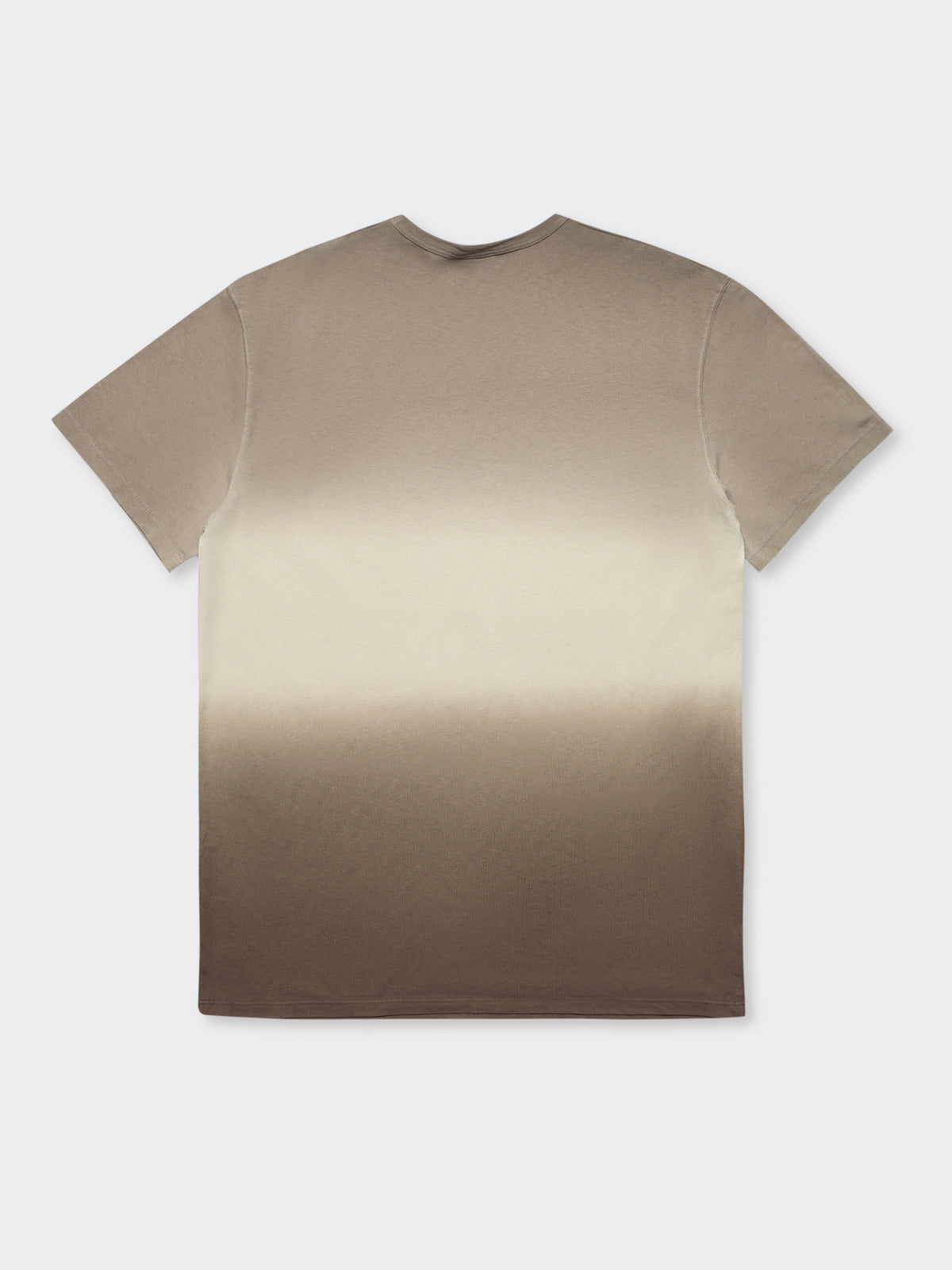 Heritage Dip-Dye T-Shirt in Dark Khaki