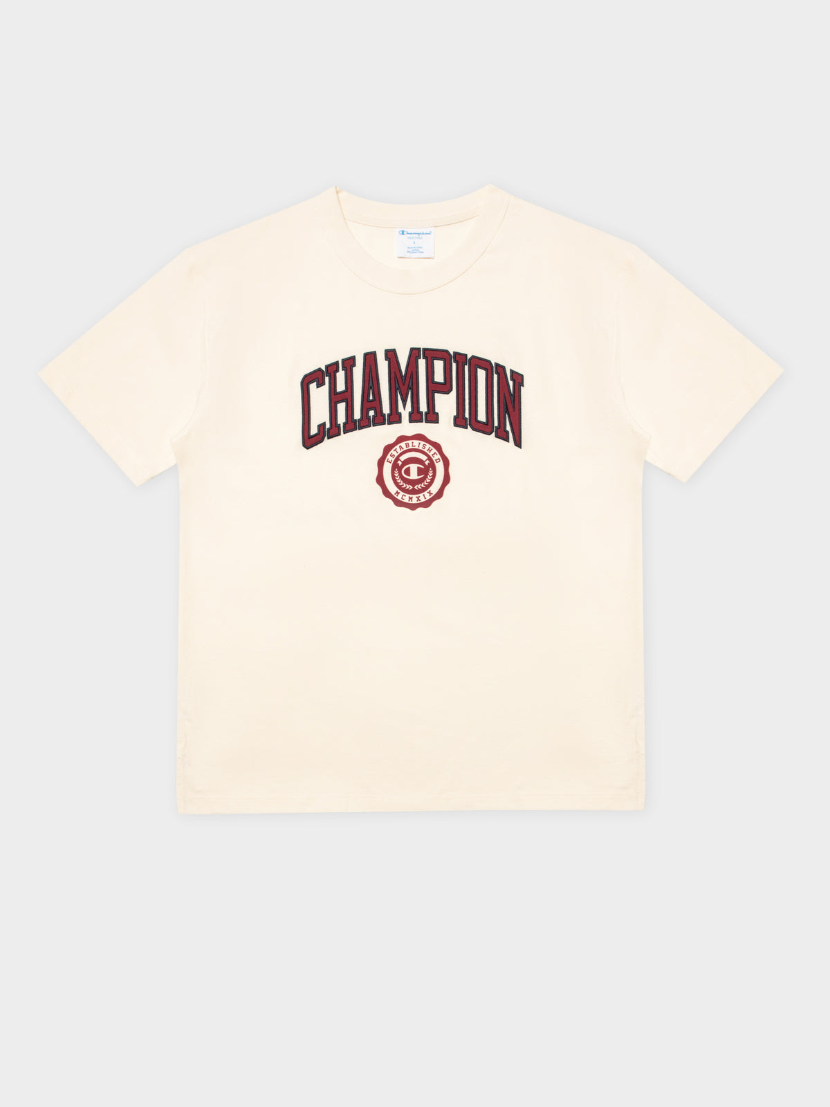 Champion Archive Heritage T-Shirt | Chalk