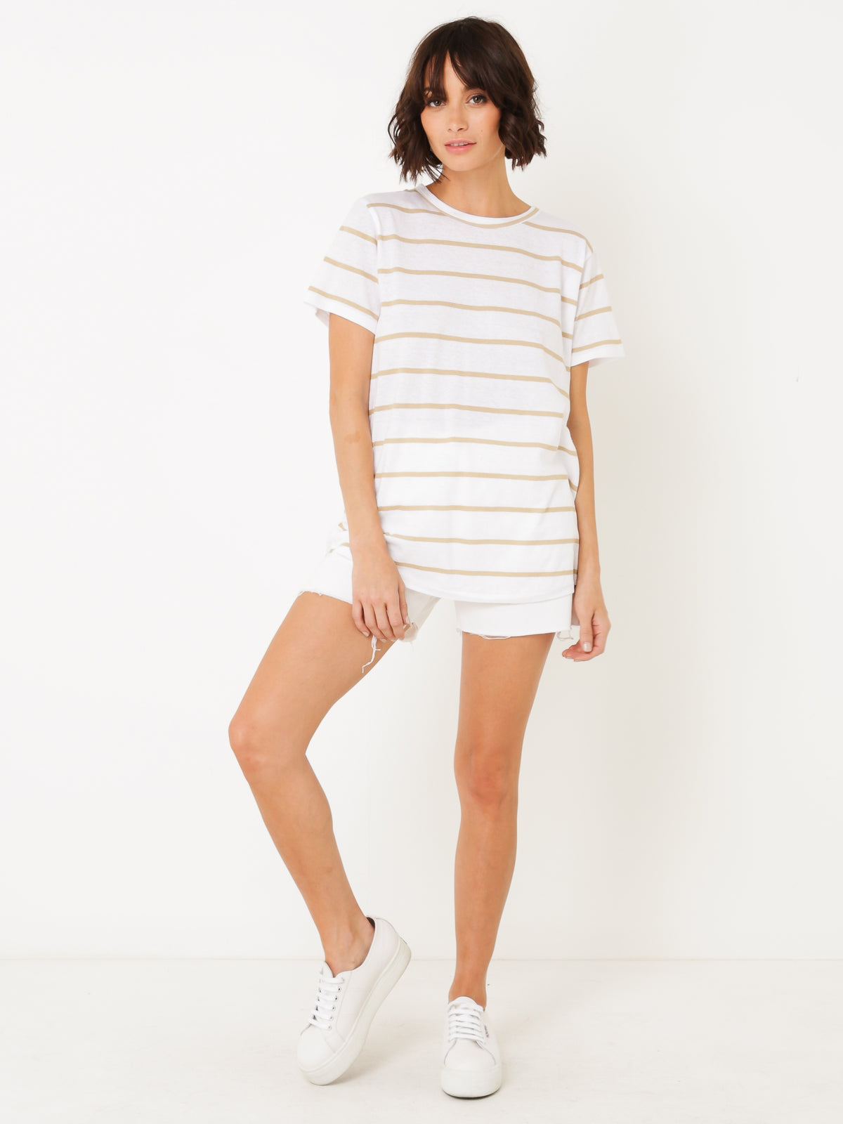 Everyday T-Shirt in Sand Stripe