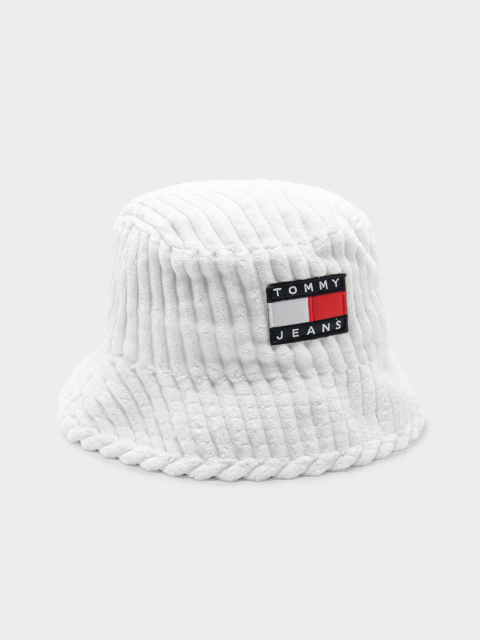 Tommy hilfiger Heritage Bucket Hat in White White Glue Store