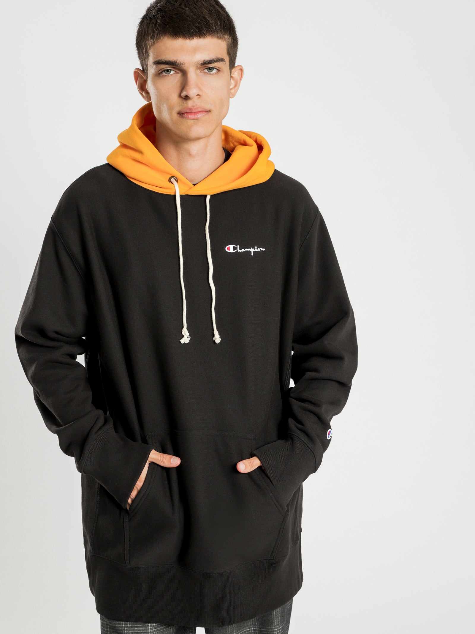 Oversize Reverse Weave Hoodie