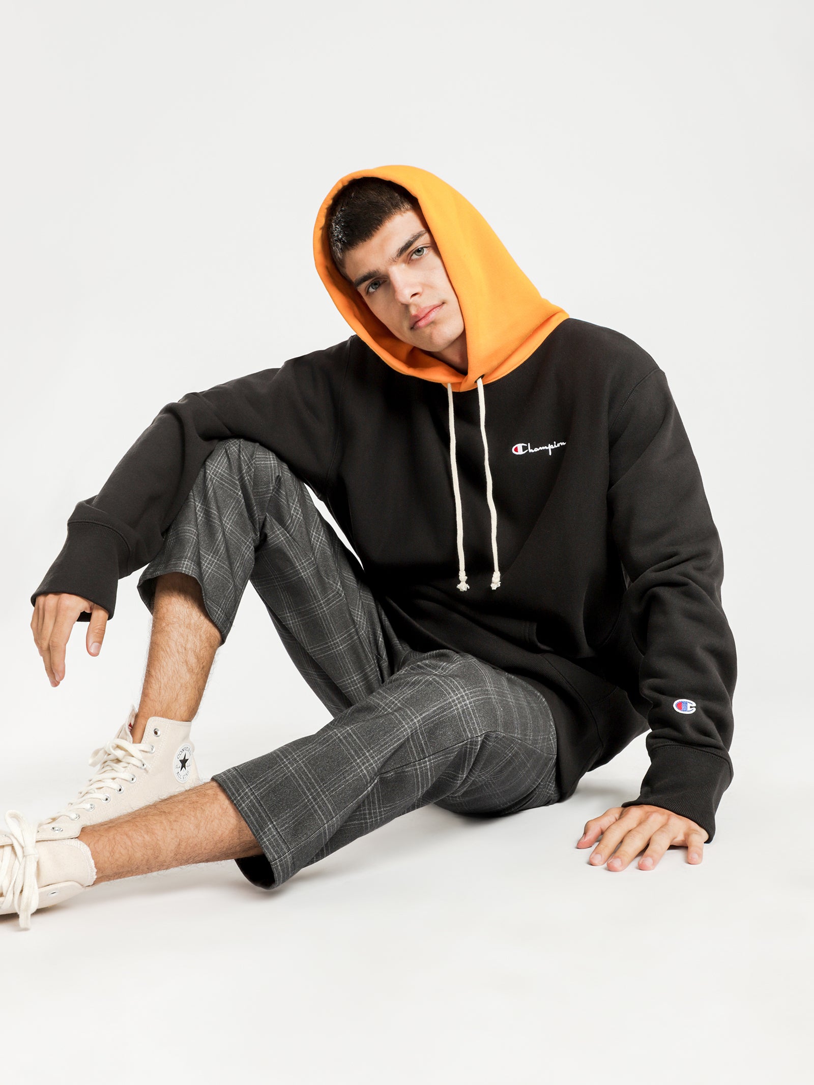 Oversize Reverse Weave Hoodie