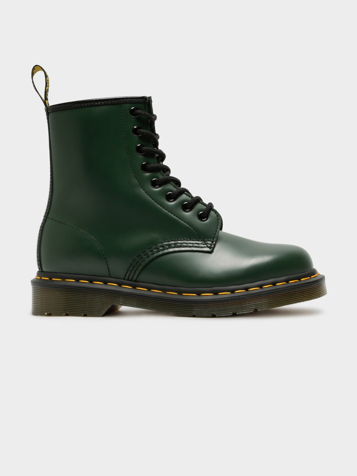 1460 Smooth Lace Up Boots in Green