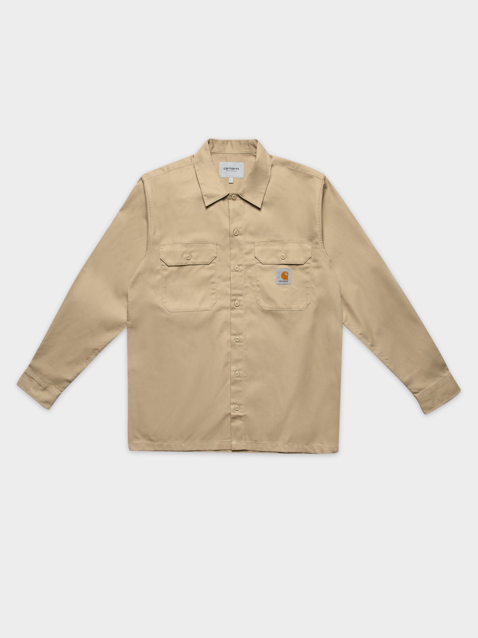Long Sleeve Master Shirt in Wall Beige