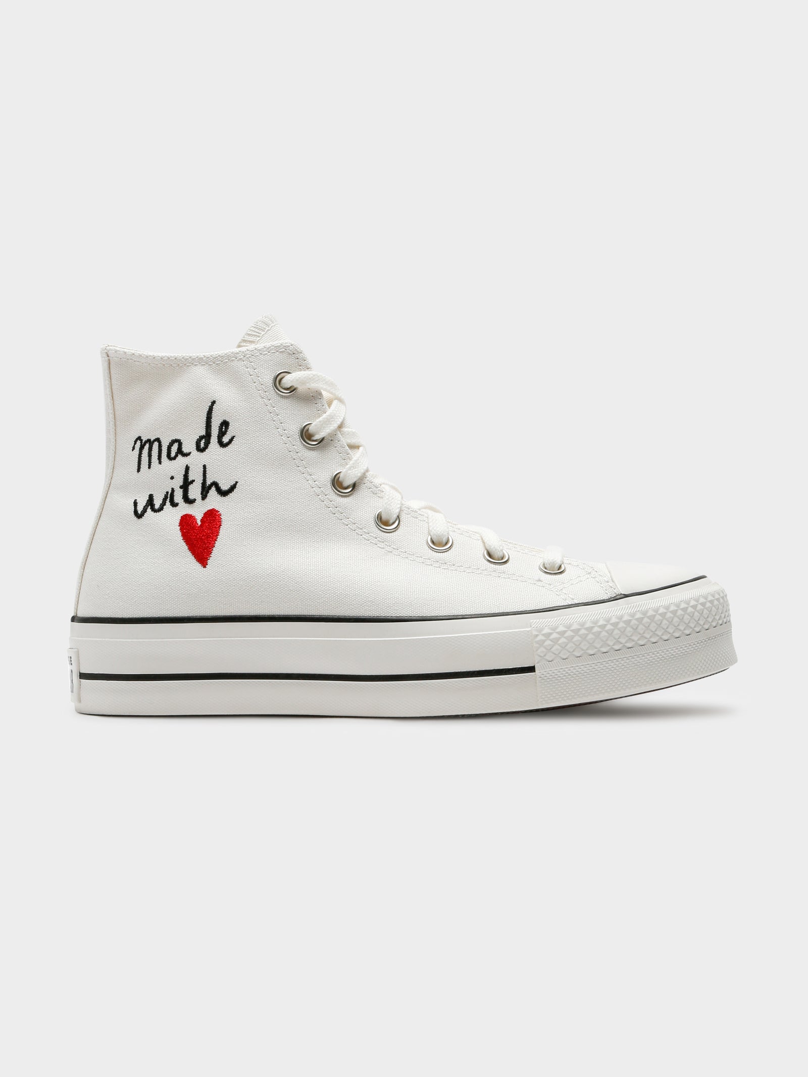 Womens Made With Love Platform Chuck Taylor All Star High