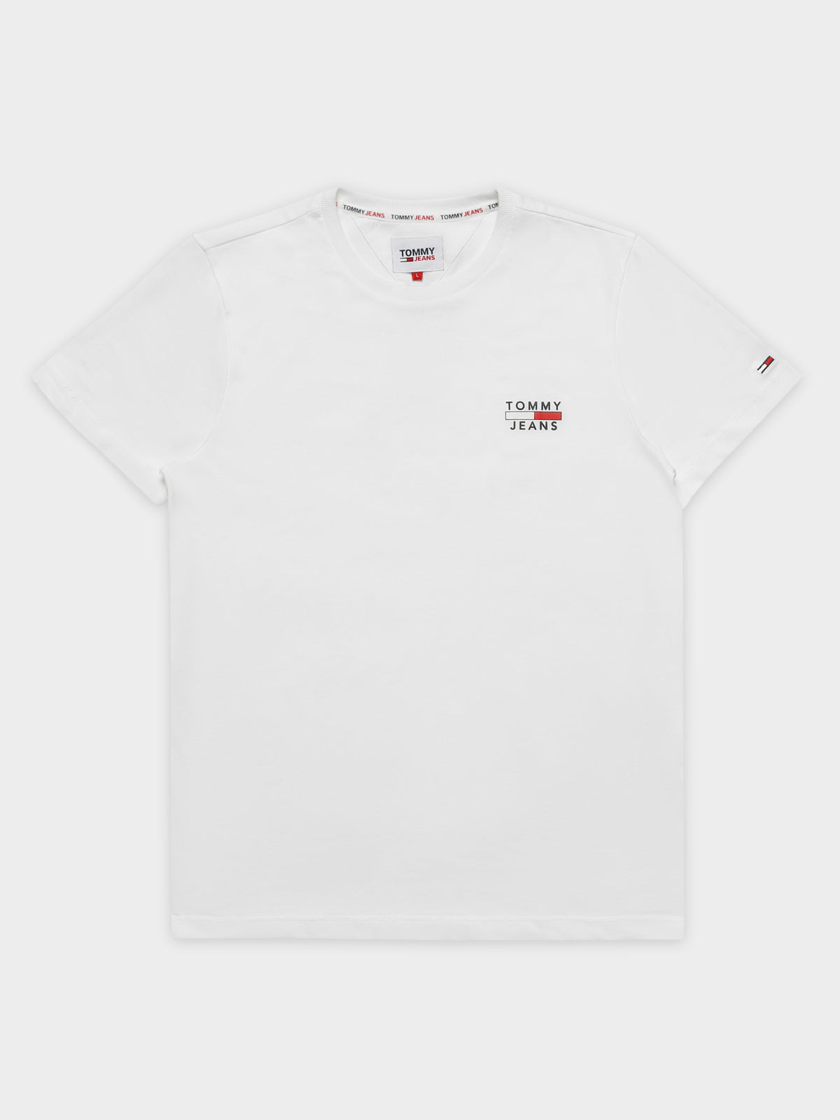 TJM Chest Logo T-Shirt in White