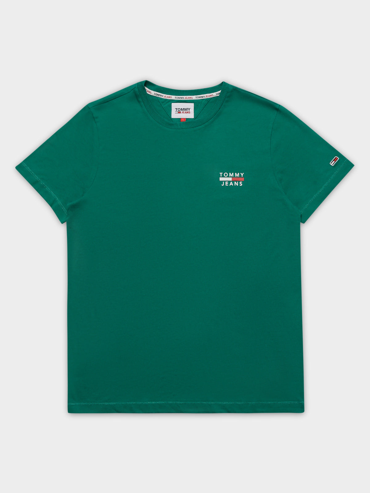 TJM Chest Logo T-Shirt in Midwest Green